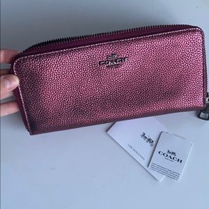Metallic Coach Wallet NWT
